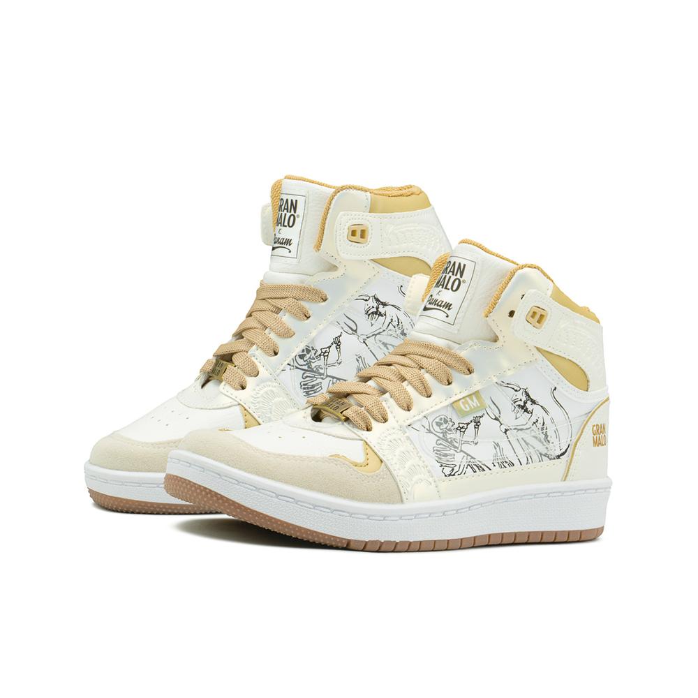 Foto 2 pulgar | Tenis Bota Panam X Gran Malo Para Hombre Casual Color Beige Beige