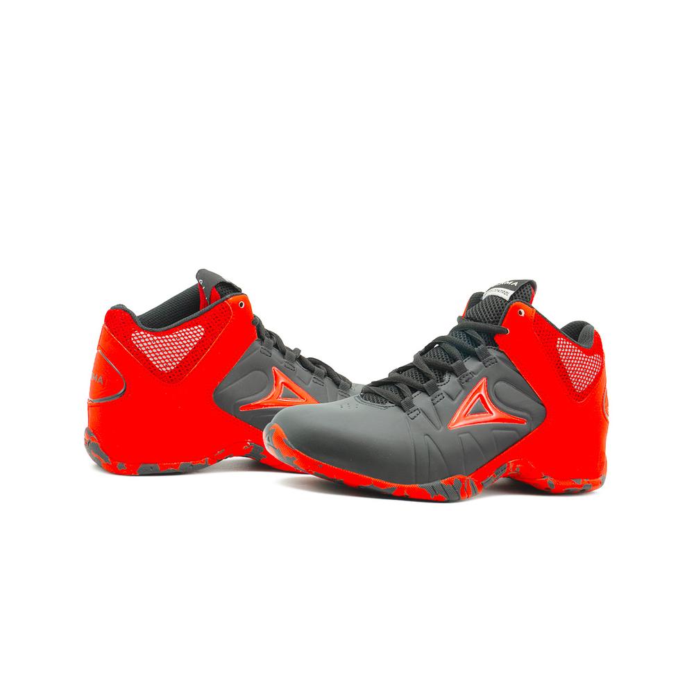 Foto 3 pulgar | Tenis Pirma Para Hombre Deportivos Basquetbol Negro/rojo Ii Negro