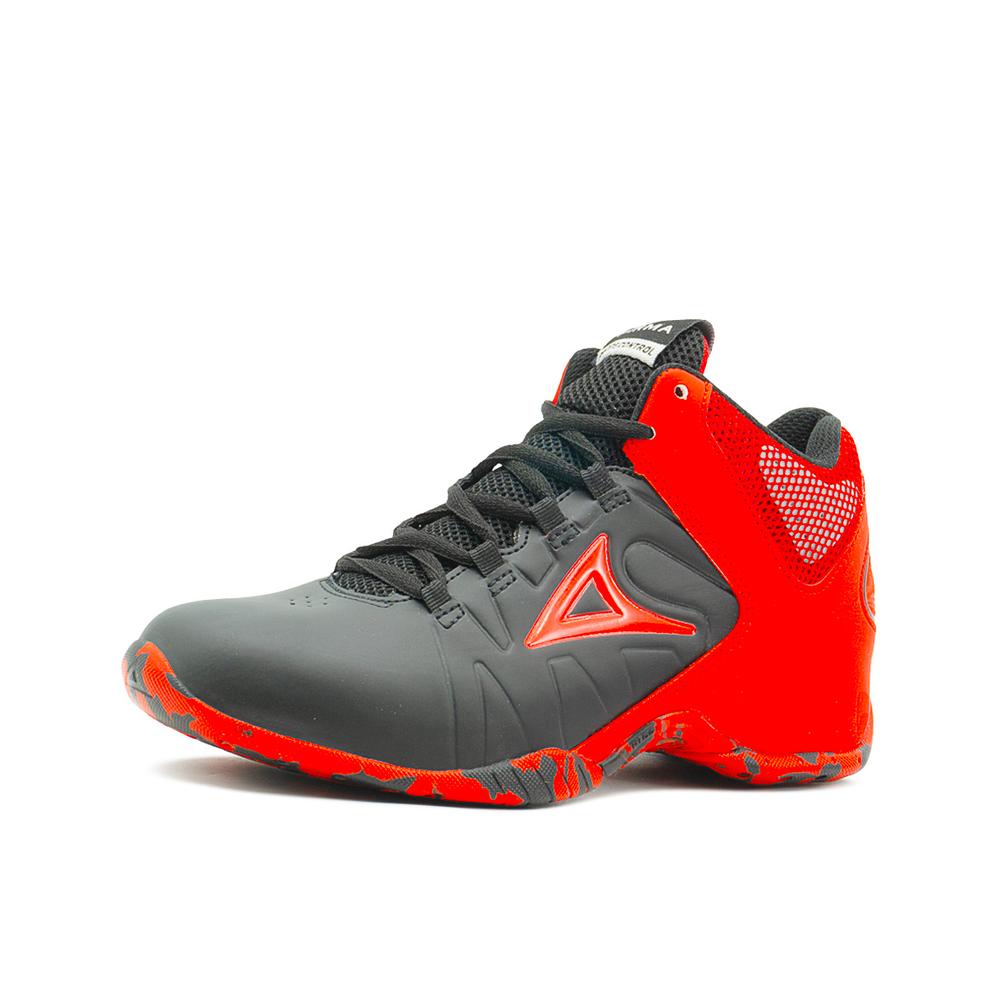 Foto 3 | Tenis Pirma Para Hombre Deportivos Basquetbol Negro/rojo Ii Negro