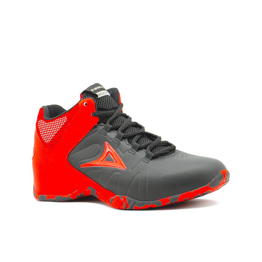 Foto 5 pulgar | Tenis Pirma Para Hombre Deportivos Basquetbol Negro/rojo Ii Negro