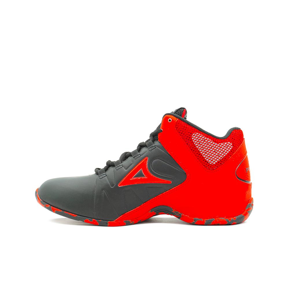 Foto 6 pulgar | Tenis Pirma Para Hombre Deportivos Basquetbol Negro/rojo Ii Negro
