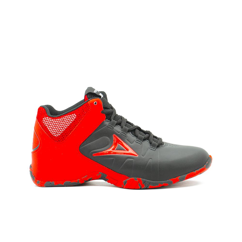 Foto 6 | Tenis Pirma Para Hombre Deportivos Basquetbol Negro/rojo Ii Negro