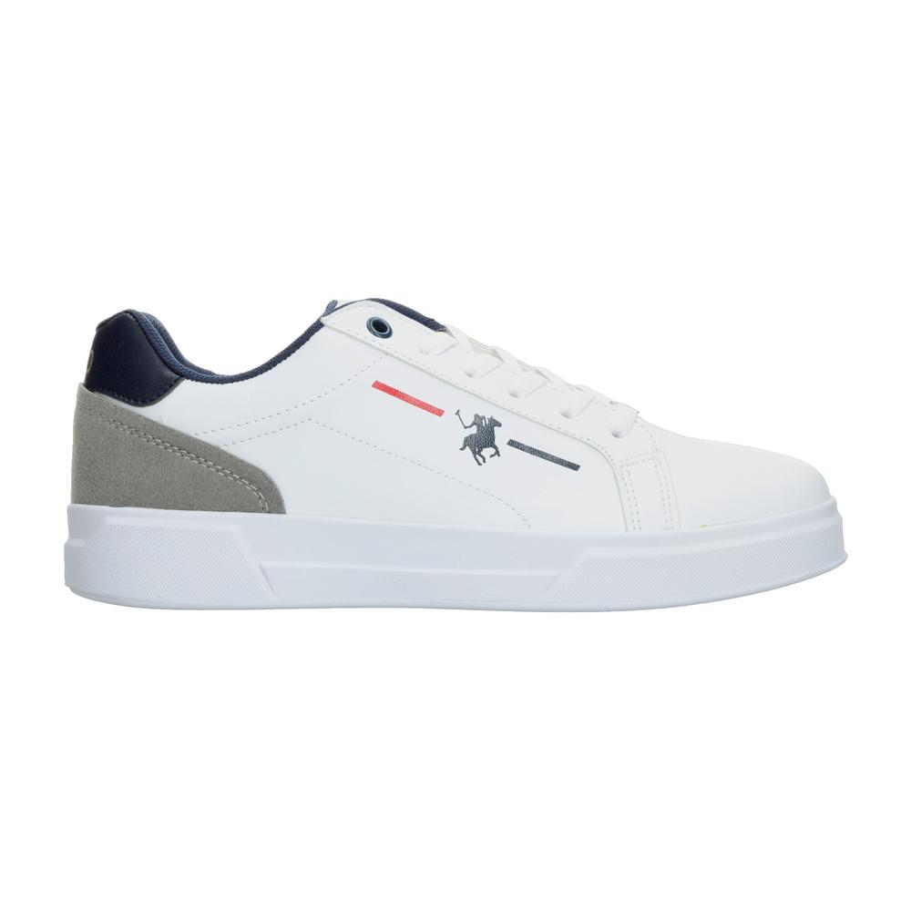 Foto 2 pulgar | Tenis Polo Blanco Para Hombre [plo28] Blanco