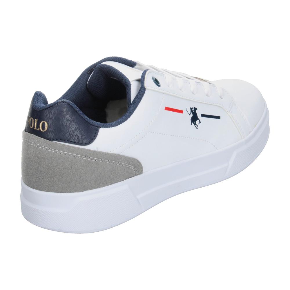 Foto 4 pulgar | Tenis Polo Blanco Para Hombre [plo28] Blanco