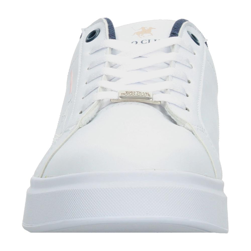 Foto 7 pulgar | Tenis Polo Blanco Para Hombre [plo28] Blanco