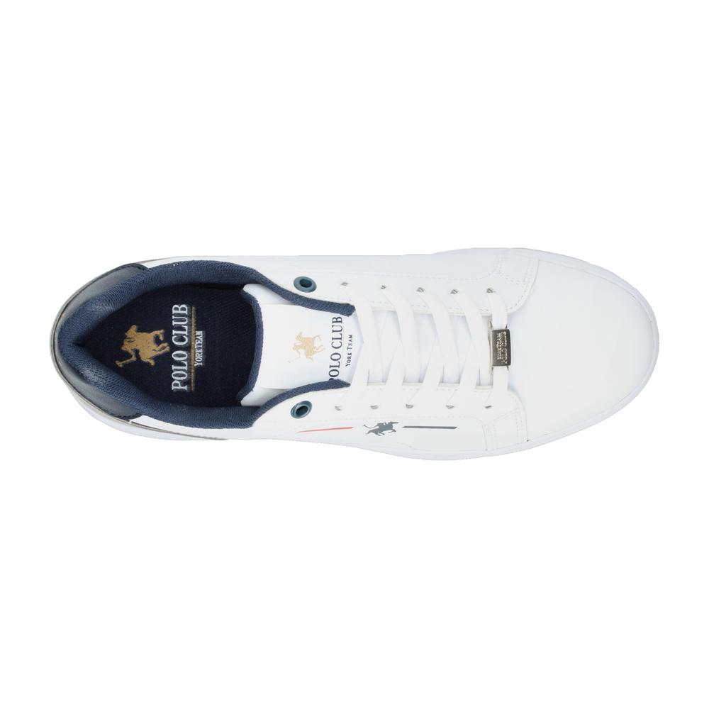 Foto 9 pulgar | Tenis Polo Blanco Para Hombre [plo28] Blanco