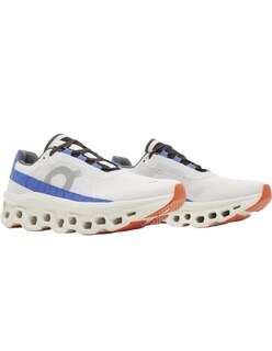 Foto 1 | Tenis On Cloud Monster Color Blanco Con Suela De Goma Color Naranja