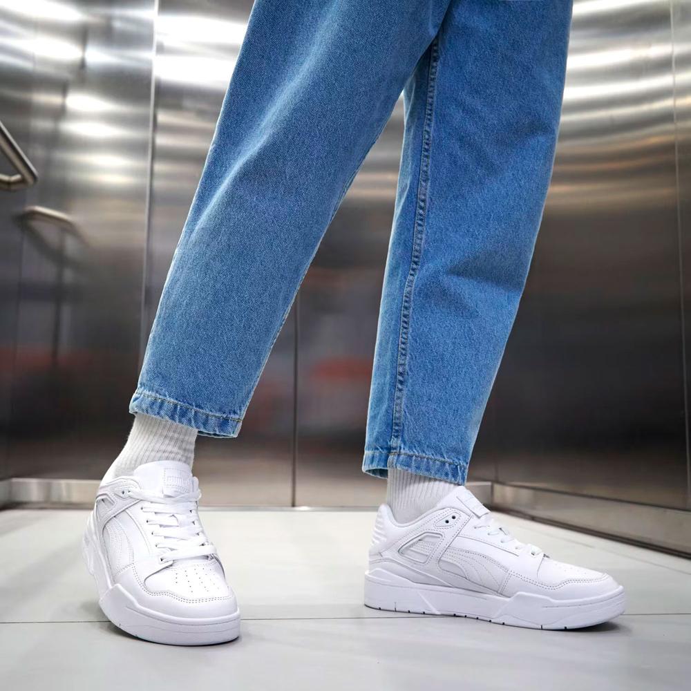 Foto 8 pulgar | Tenis Puma Slipstream Leather - 38754402 - Blanco - Hombre Blanco