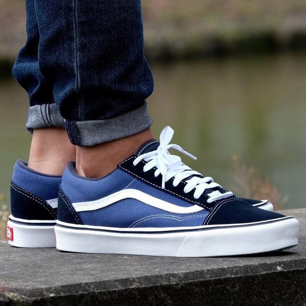 Foto 7 | Tenis Vans Old Skool - 0d3hnvy - Azul Acero - Unisex Azul Acero