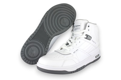 Foto 1 | Tenis Casual Blanco Gris Unisex 25bosse Newk