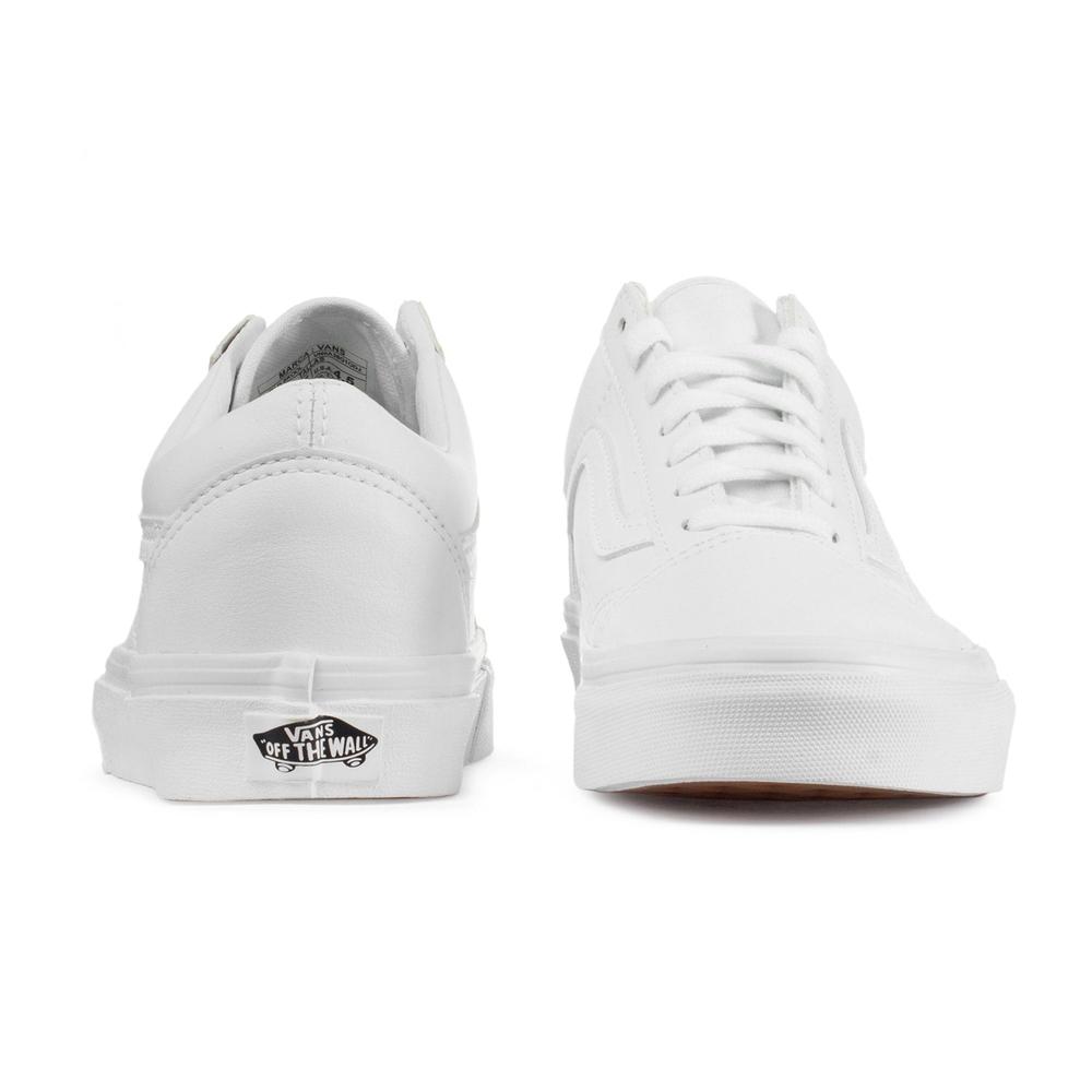 Foto 4 pulgar | Tenis Vans Old Skool - 38g1odj - Blanco - Unisex Blanco