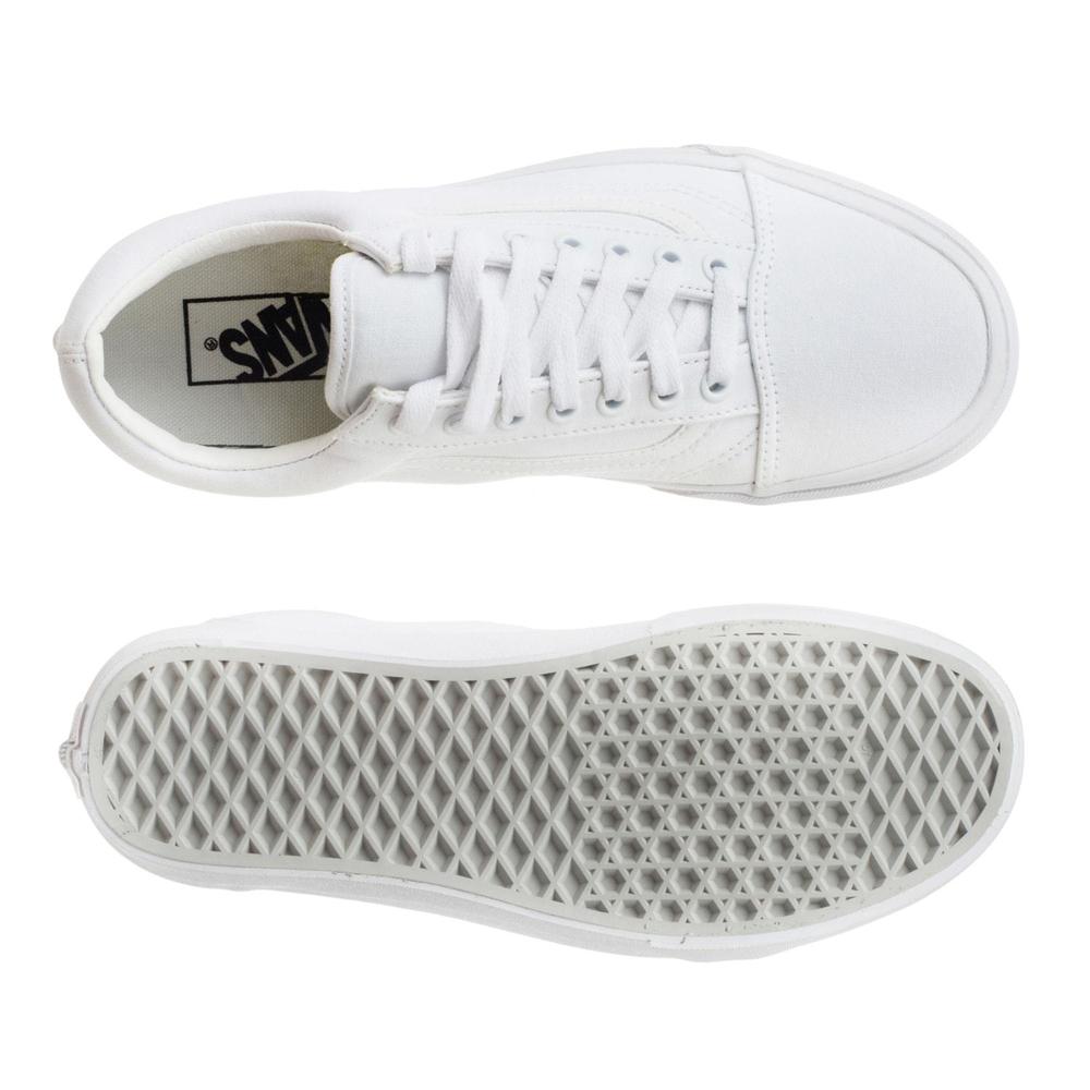 Foto 3 pulgar | Tenis Vans Old Skool - 0d3hw00 - Blanco - Unisex Blanco
