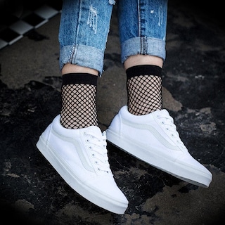 Foto 7 | Tenis Vans Old Skool - 0d3hw00 - Blanco - Unisex Blanco