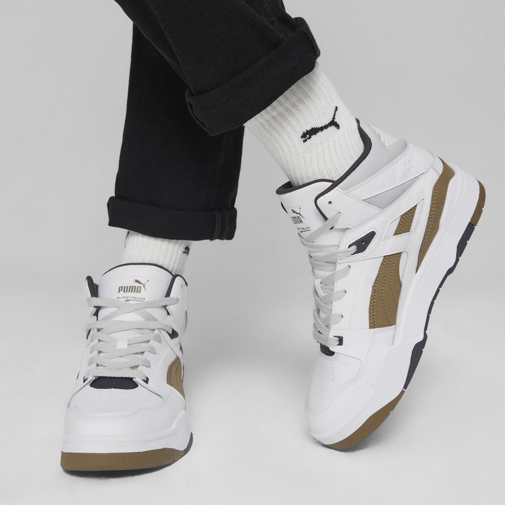 Foto 5 pulgar | Tenis Puma Slipstream Hi Craked Para Hombre Cafe