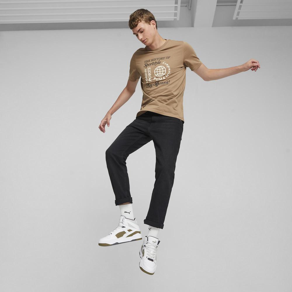 Foto 5 | Tenis Puma Slipstream Hi Craked Para Hombre Cafe
