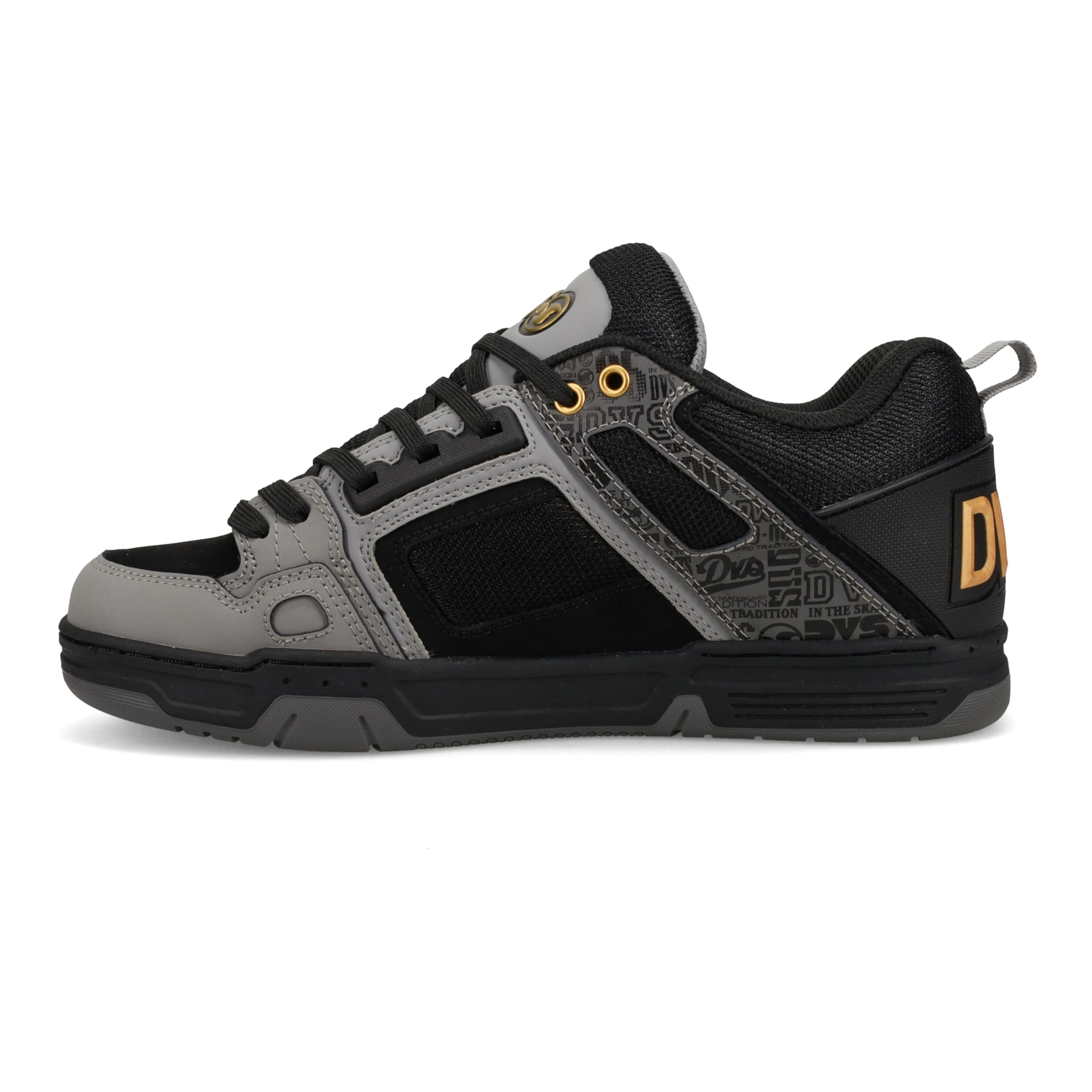 Foto 3 pulgar | Zapatilla De Skate Dvs Para Hombre Gris/negro/dorado Talla 9 - Venta Internacional.