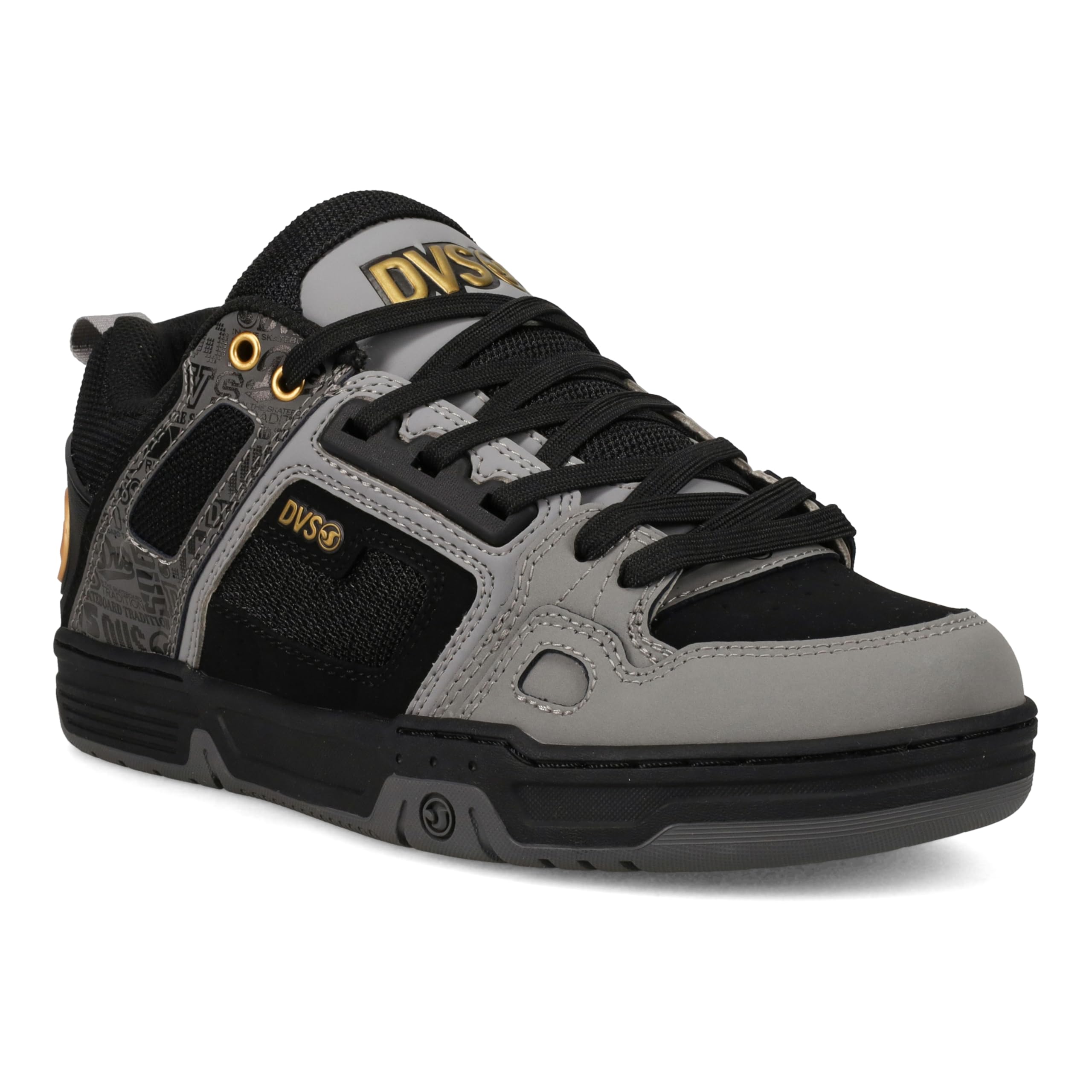 Foto 4 | Zapatilla De Skate Dvs Para Hombre Gris/negro/dorado Talla 9 - Venta Internacional.
