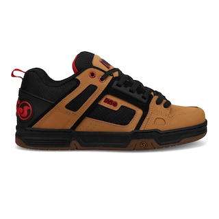 Foto 1 | Zapatilla De Skate Dvs Para Hombre Bronceado/negro/rojo Talla 10 - Venta Internacional.