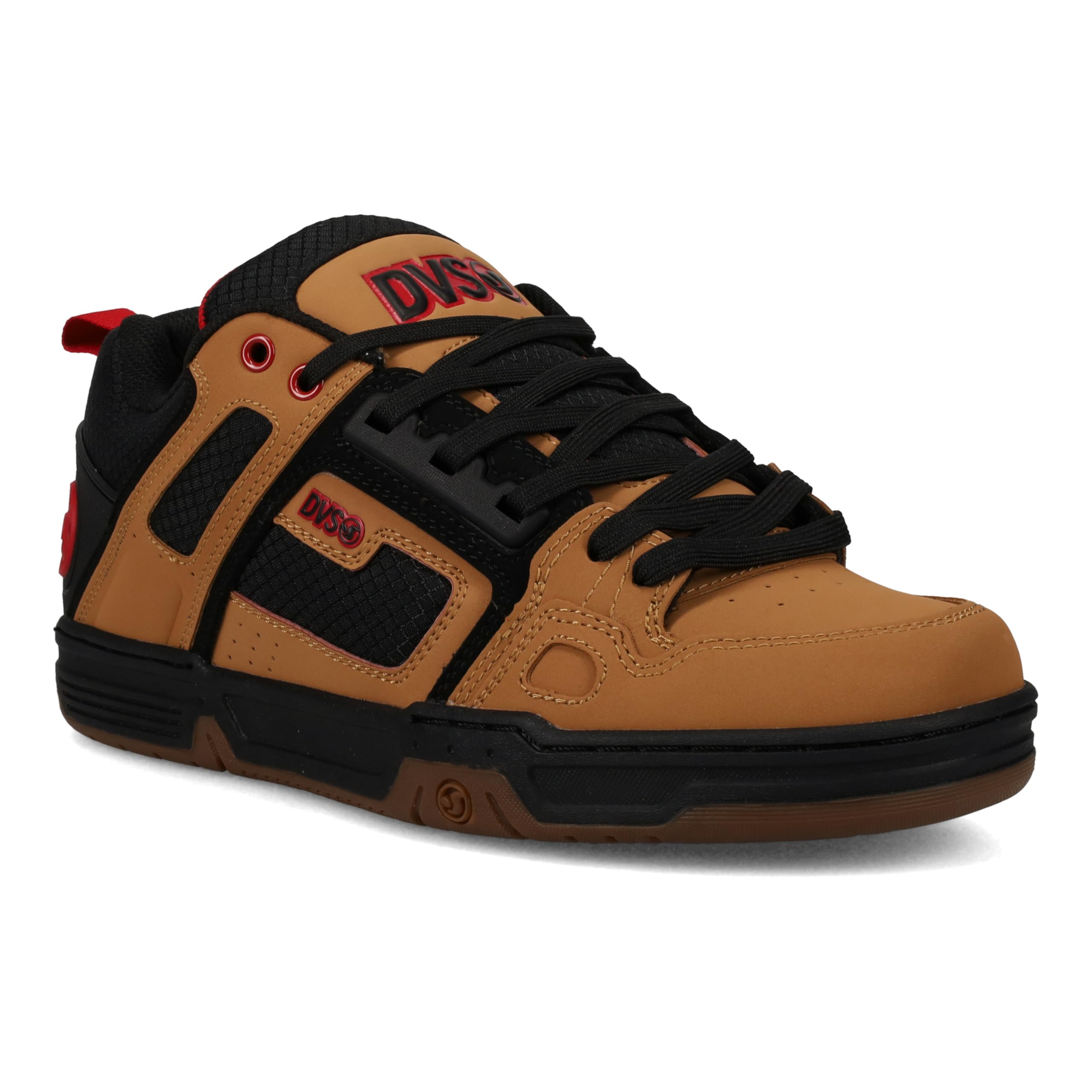 Foto 4 | Zapatilla De Skate Dvs Para Hombre Bronceado/negro/rojo Talla 10 - Venta Internacional.