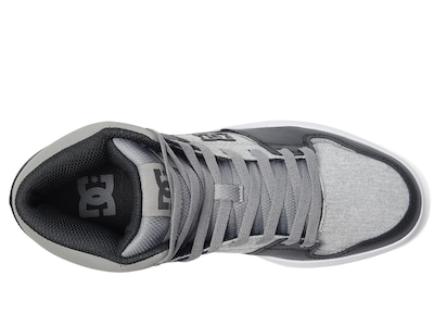 Foto 2 | Zapatos Dc Cure High Skate Para Hombre, Talla 11, Color Gris - Venta Internacional.