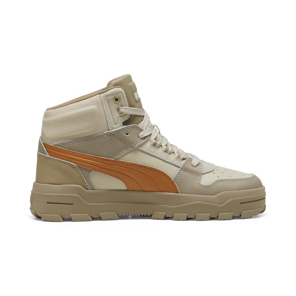 Foto 3 pulgar | Tenis Puma Rebound Abrupt Mid Unisex Marron Claro