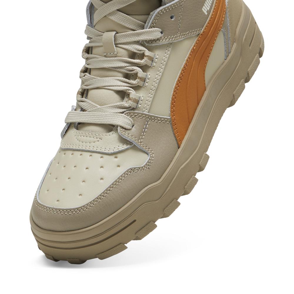 Foto 5 pulgar | Tenis Puma Rebound Abrupt Mid Unisex Marron Claro