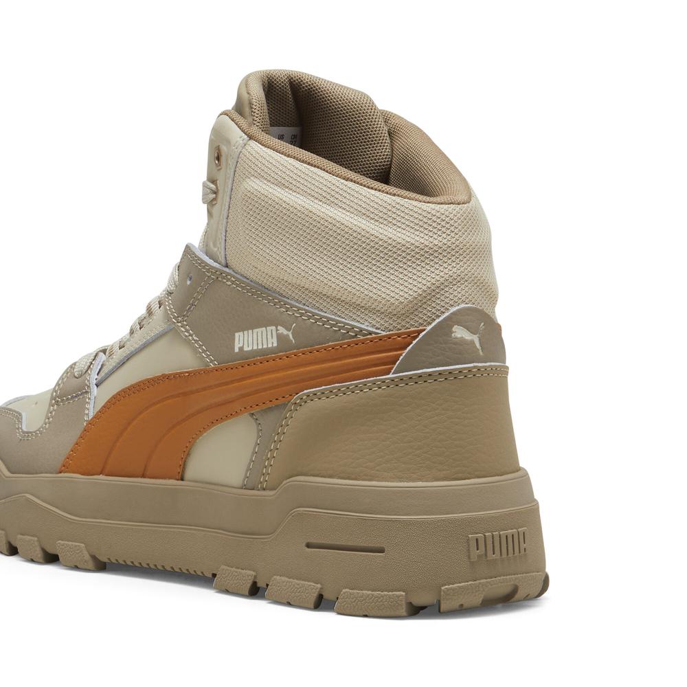 Foto 6 pulgar | Tenis Puma Rebound Abrupt Mid Unisex Marron Claro