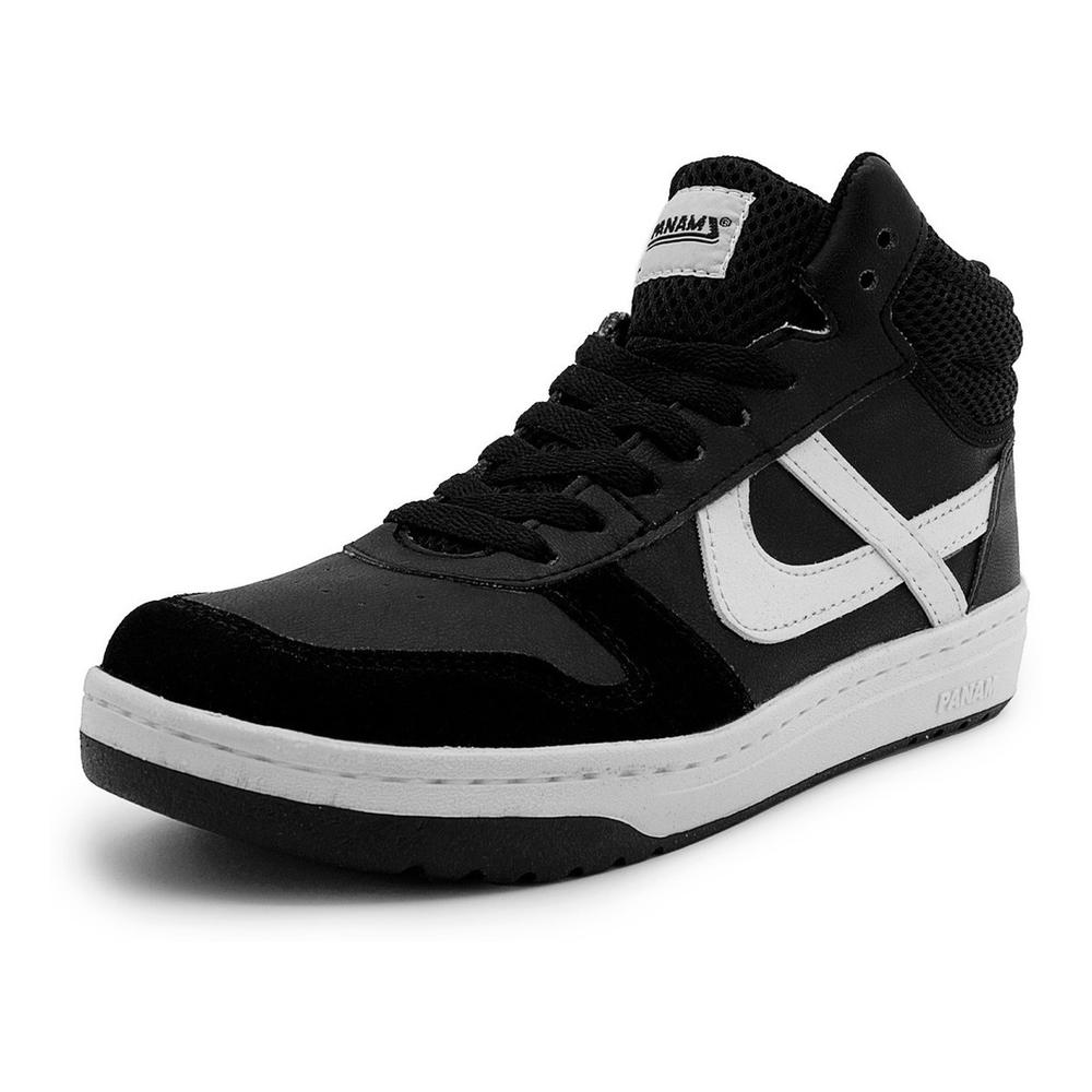 Foto 4 pulgar | Tenis Panam Bota Meztli Color Negro Mujer Y Hombre 22-29 Negro