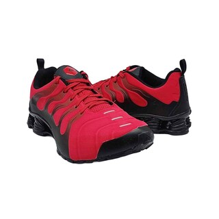 Foto 3 | Tenis Para Hombre Pirma Amortiguador Running Color Negro Rojo