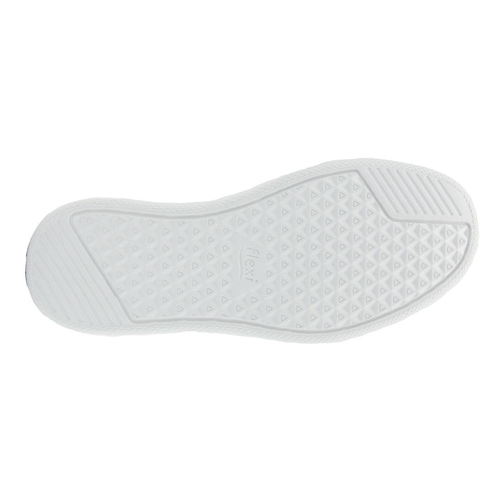 Foto 7 pulgar | Tenis Sneaker Casual Sport Flexi Suela Extra Ligera Hombre Blanco