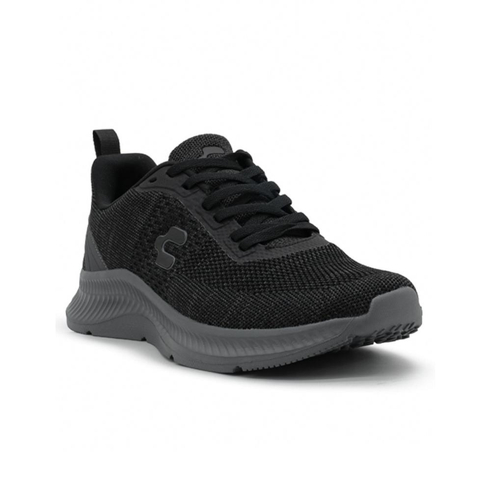 Foto 2 pulgar | Tenis Para Hombre Charly  Walking Relax Textil Negro Gris Negro