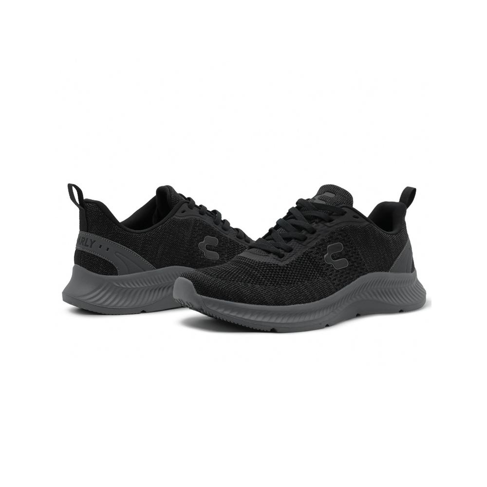 Foto 6 pulgar | Tenis Para Hombre Charly  Walking Relax Textil Negro Gris Negro