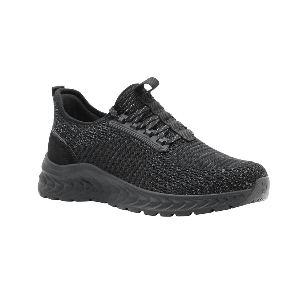 Foto 2 pulgar | Tenis Para Hombre Charly  Walking Relax Textil Color Negro Negro