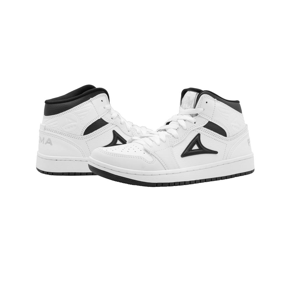 Foto 6 pulgar | Tenis Para Hombre Pirma  Bota Piel Cosido Color Blanco Blanco
