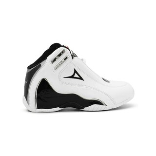 Foto 2 | Tenis Para Hombre Pirma Basket Basquetbol Blanco Negro Rojo Blanco