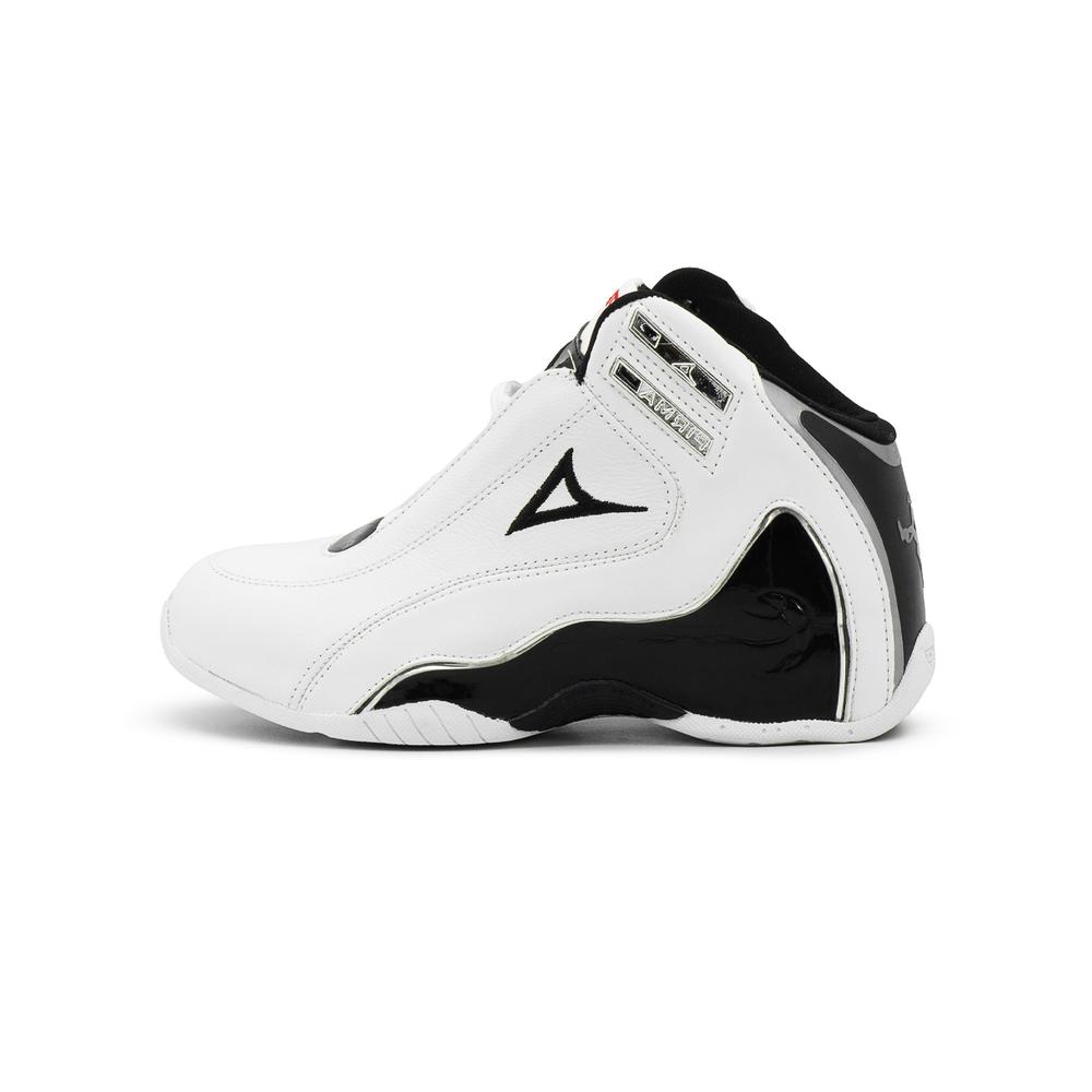 Foto 4 pulgar | Tenis Para Hombre Pirma  Basket Basquetbol Blanco Negro Rojo Blanco