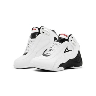 Foto 7 | Tenis Para Hombre Pirma Basket Basquetbol Blanco Negro Rojo Blanco