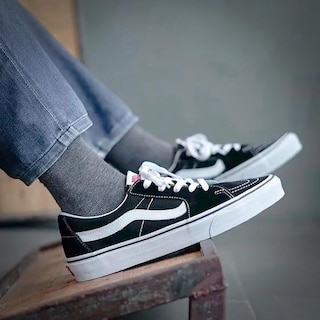 Foto 7 | Tenis Vans Sk8 Low - 4uuk6bt - Negro - Unisex Negro