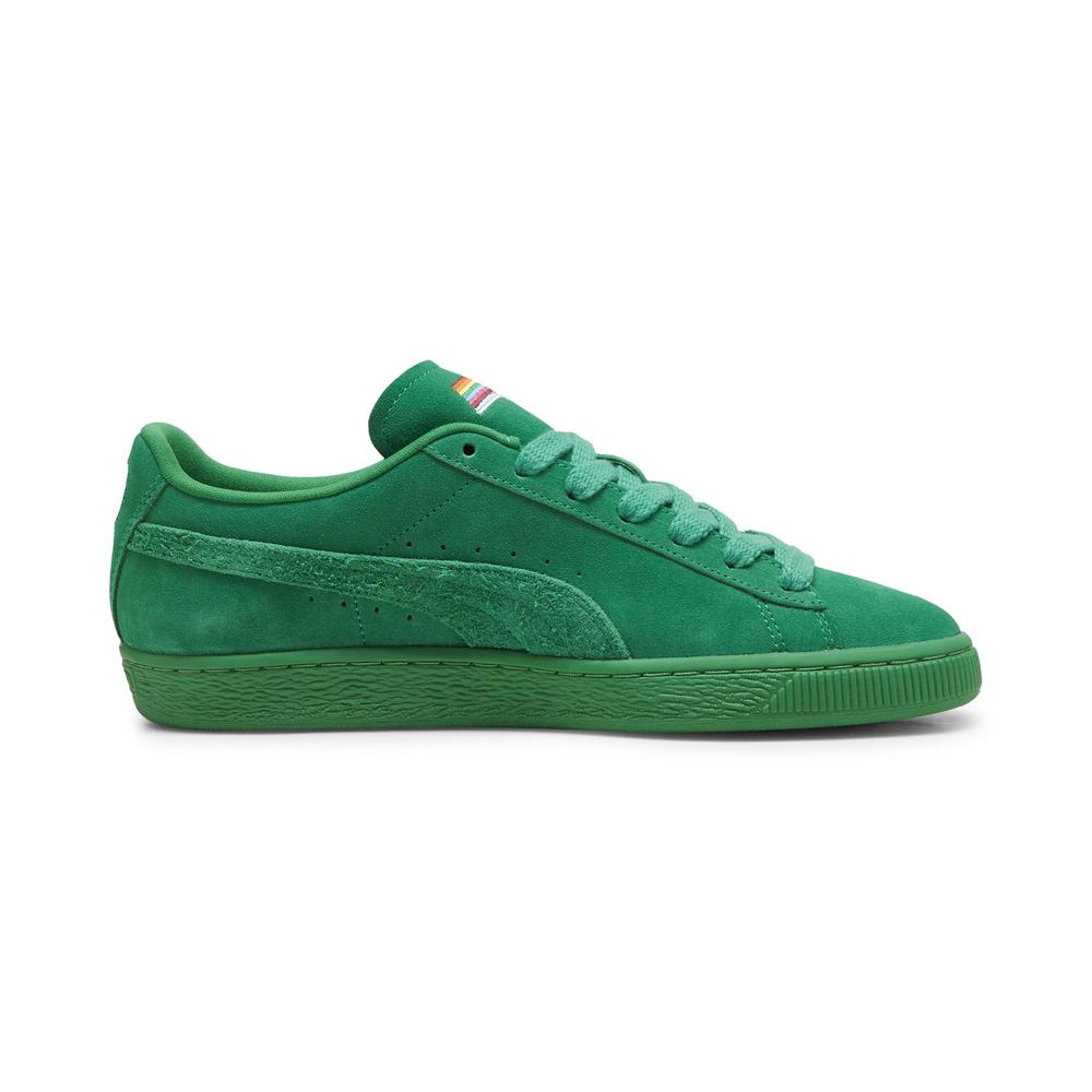 Foto 3 pulgar | Tenis Puma Suede Love Marathon Unisex Verde Oscuro