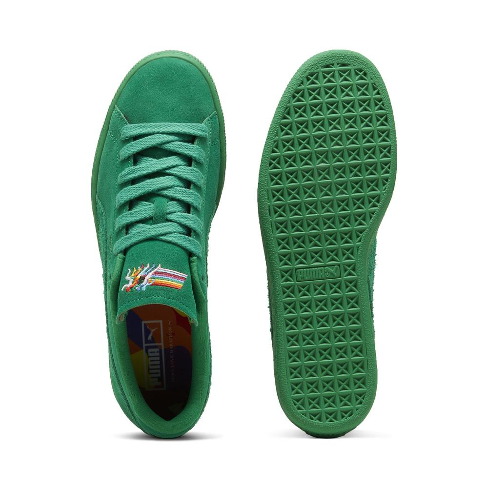 Foto 7 pulgar | Tenis Puma Suede Love Marathon Unisex Verde Oscuro