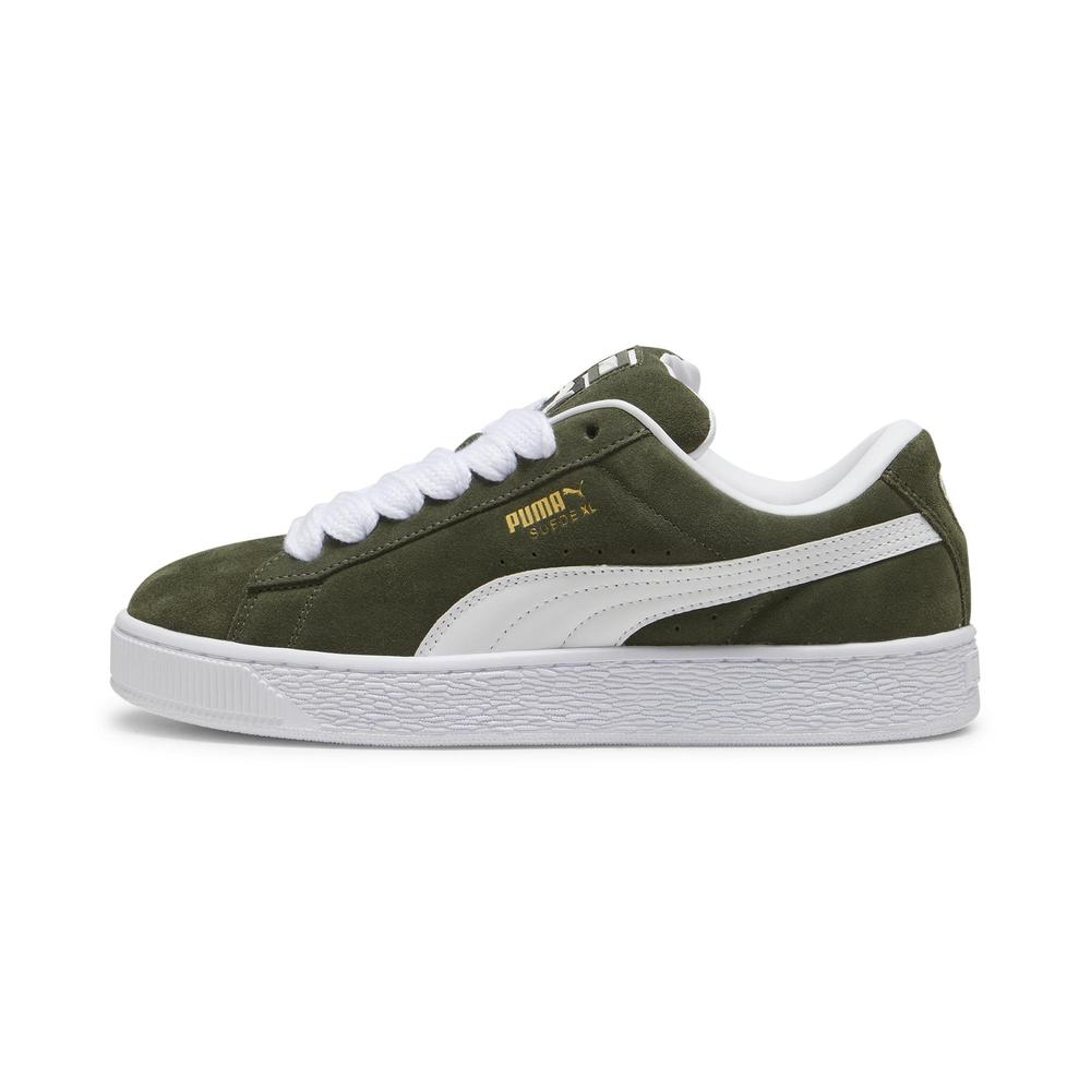 Foto 2 pulgar | Tenis Suede Xl Unisex Verde Oscuro