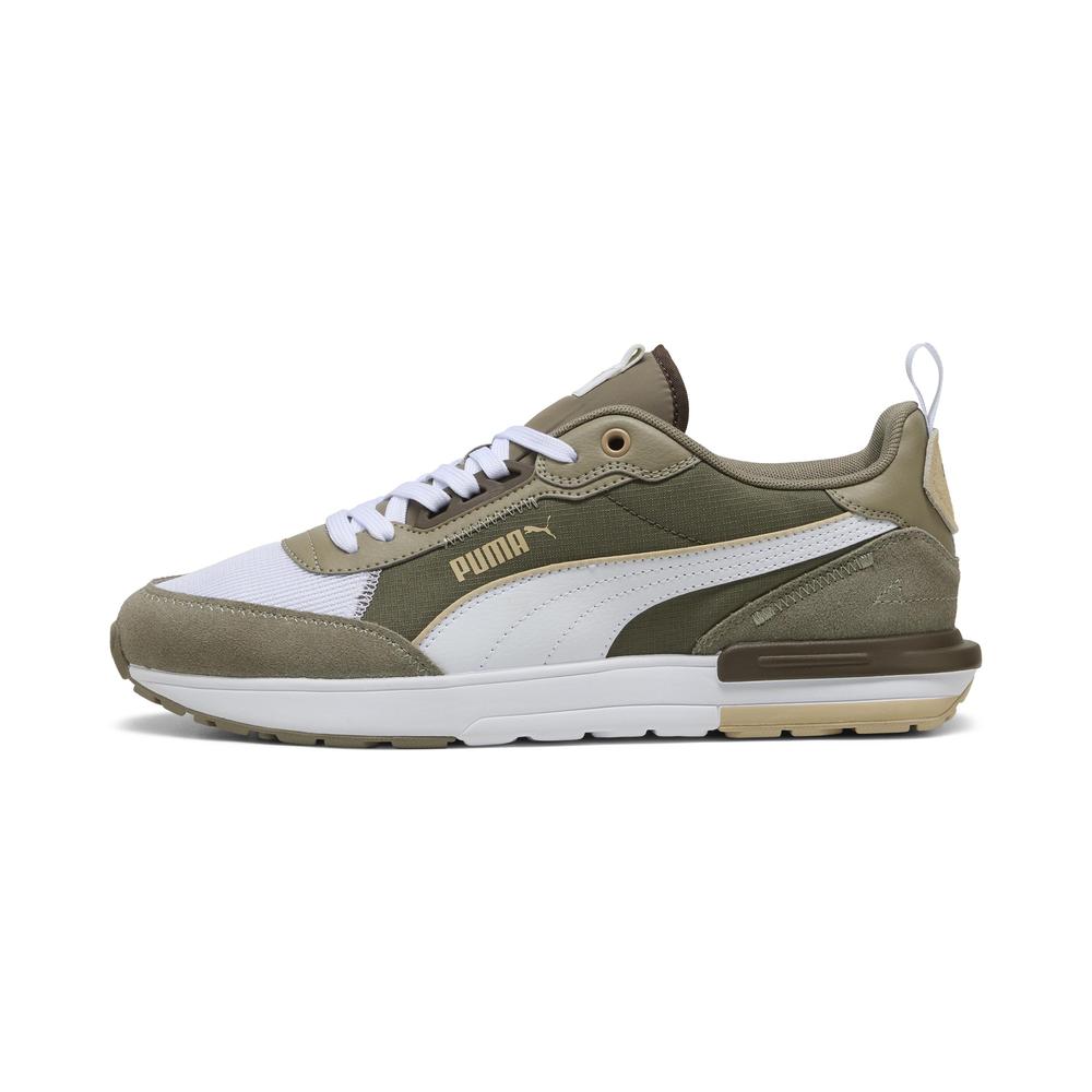 Tenis Puma R22 Unisex Verde Oscuro
