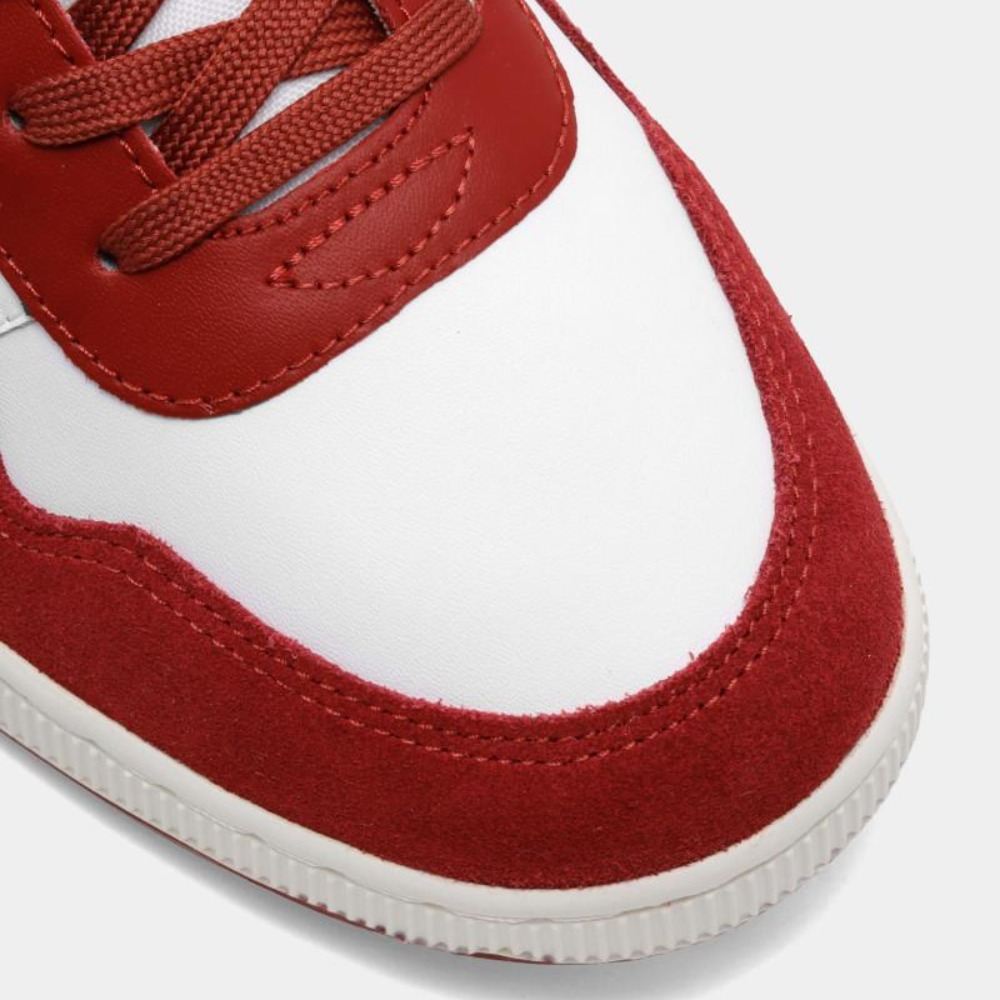 Foto 4 | Tenis Lacoste T_clip 124 Blanco Rojo