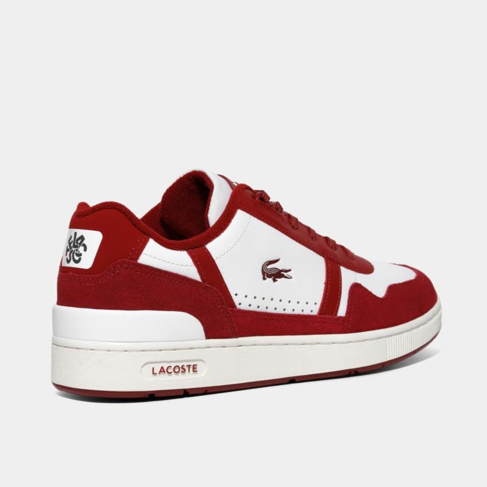 Foto 6 pulgar | Tenis Lacoste T_clip 124 Blanco Rojo