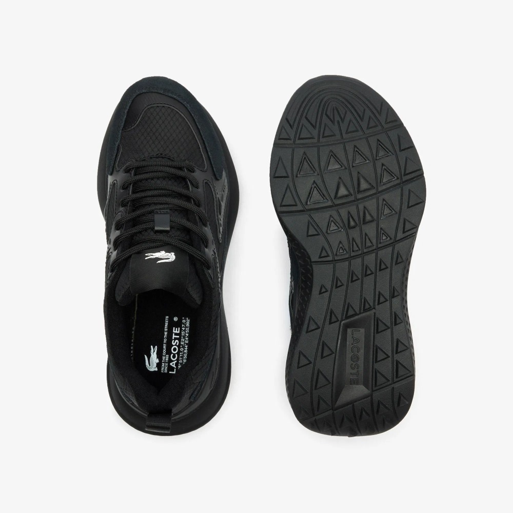 Foto 6 pulgar | Tenis Lacoste L003 Evo 124 Triple Black