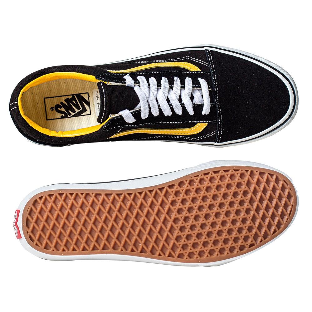 Foto 3 pulgar | Tenis Vans Old Skool - 0cr5ylw - Negro - Hombre Negro