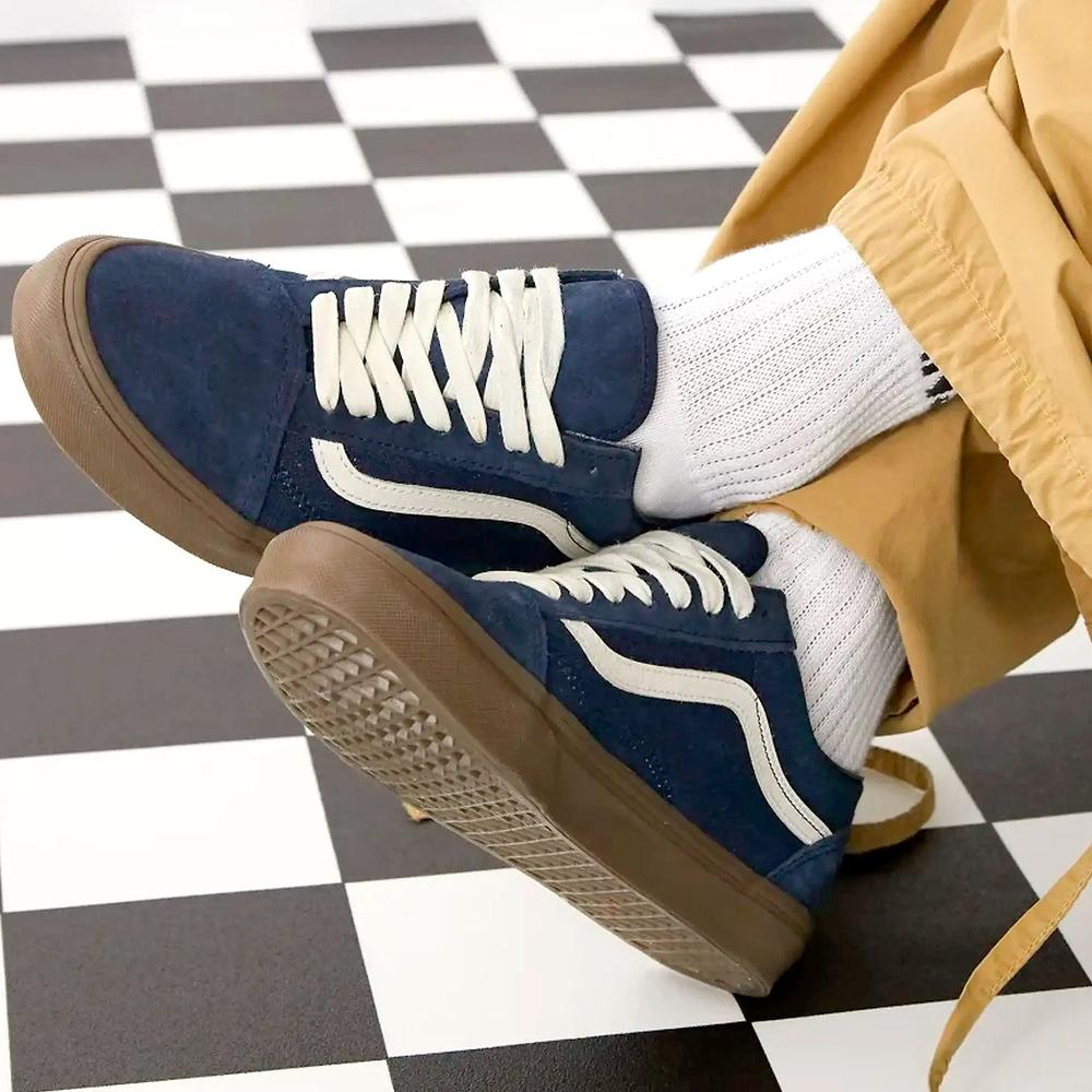 Foto 8 pulgar | Tenis Vans Old Skool - 2z42nvy - Azul Marino - Hombre Azul Marino