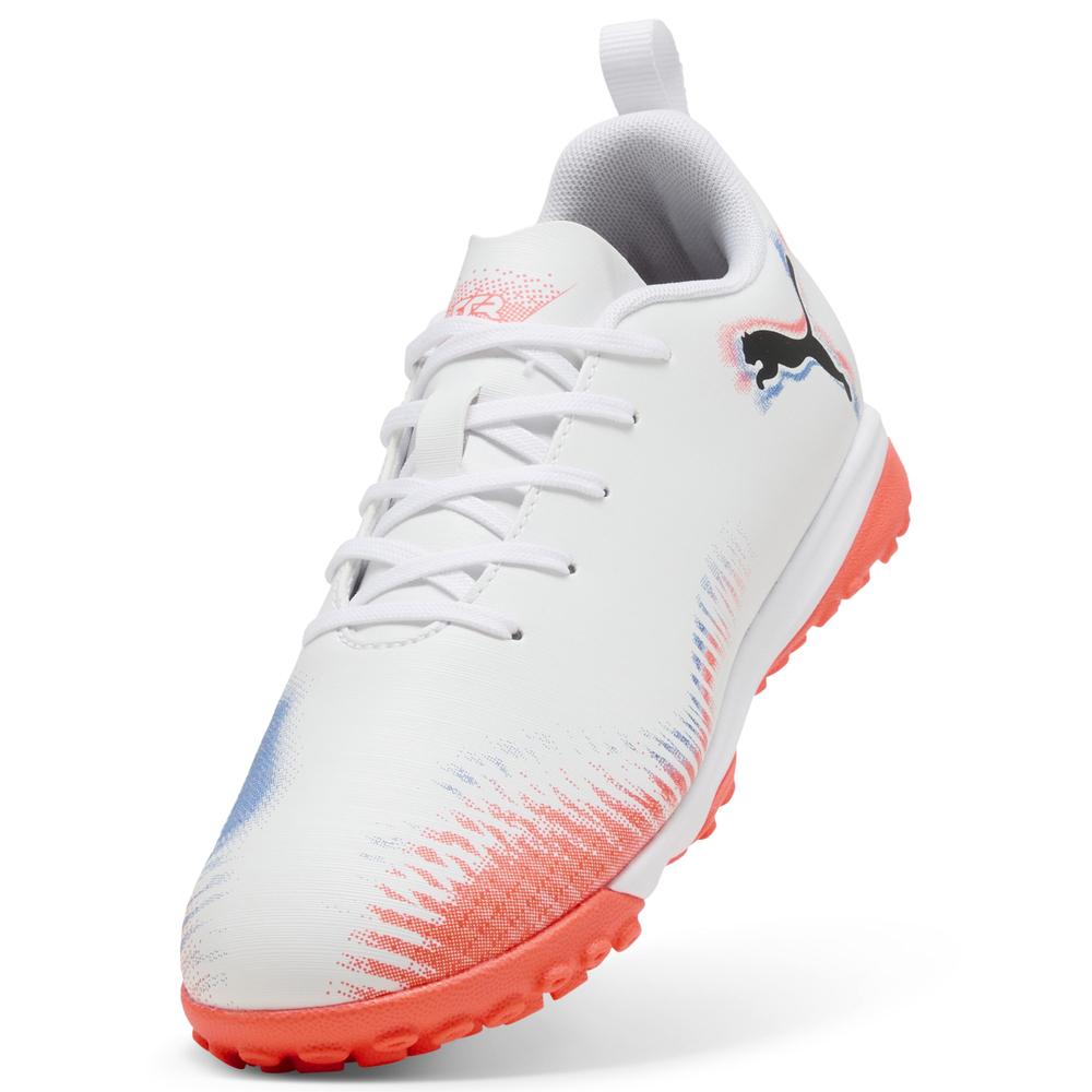 Foto 5 pulgar | Tenis Puma Future 8 Play Tt + Mid Jr Para Niño Blanco
