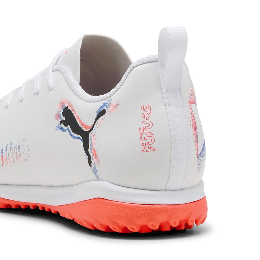 Foto 6 pulgar | Tenis Puma Future 8 Play Tt + Mid Jr Para Niño Blanco