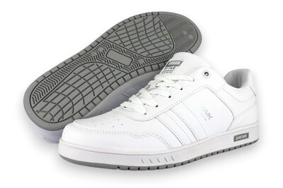 Foto 1 | Tenis Casual Blanco Gris Unisex Concluso Newk